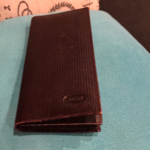 Bally Leather Wallet brown Color size 8x4x1 - Picture 3 of 8